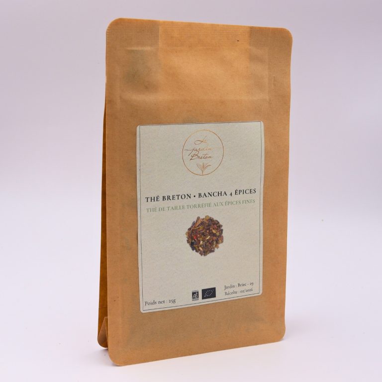 Bancha épicé breton bio – thé artisanal cultivé en France, cannelle et cardamome