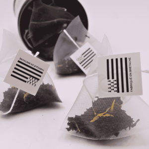 Earl Grey Russe bio infusette pyramide fibre de maïs L'Eden des Thés boîte 15 sachets Bretagne